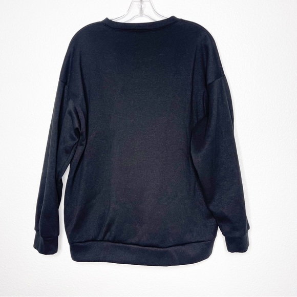 NWOT Fall Black Fleece Crewneck Sweatshirt Let’s Make It Fall Forever XL - XXL - Picture 6 of 12